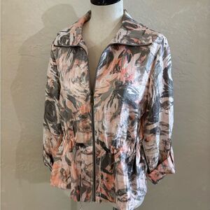 Stylish Women's Ruby Rd Gathered Waist Jacket sz 8